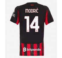 AC Milan Luka Modric #14 Koszulka Podstawowa damskie 2025-26 Krótki Rękaw